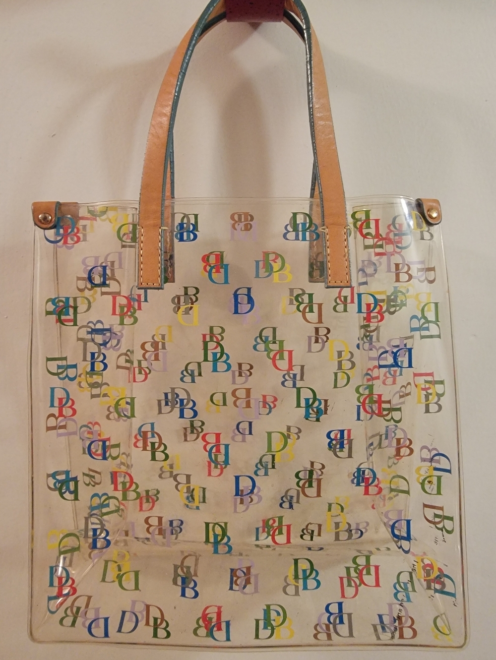 Dooney & Bourke Transparent Multicolor Tote Bag